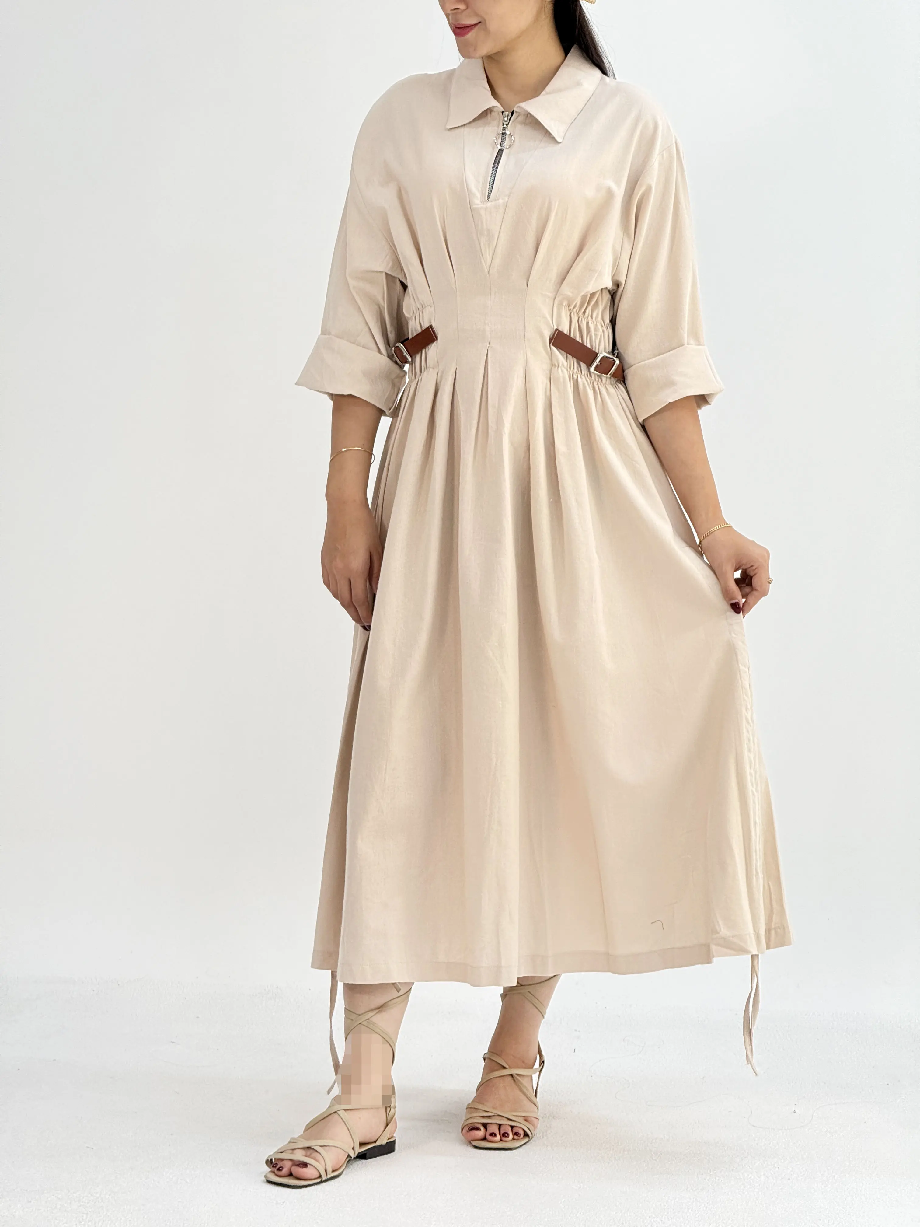 پیراهن لینن ژیارا زنانه/آراسز